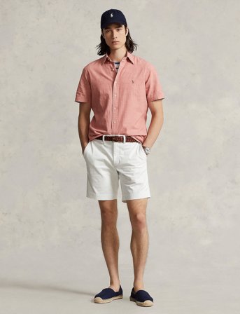 Polo Ralph Lauren Straight Fit Bedford Short - White - 31