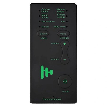 [CA] Stemmeforvrænger, håndholdt mikrofon stemmeforvrænger lydeffekter maskine til børn, til venner