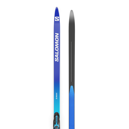 Salomon - Unisex Nordic Ski Package S/max Eskin J +shift Jr Bdg - Race Blue / Black