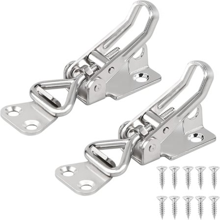 Toggle Latch Rustfritt Stål Klemme Lås Hette Lukking Spak Lås