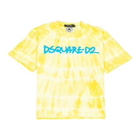 Dsquared2 T-Shirt , Geel , Heren , Maat: M