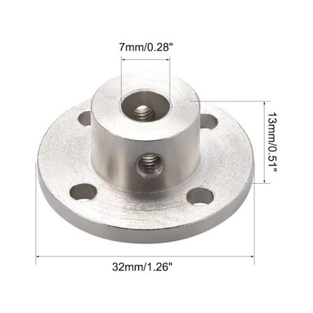 2st styv fläns rund koppling Motor styraxelkoppling