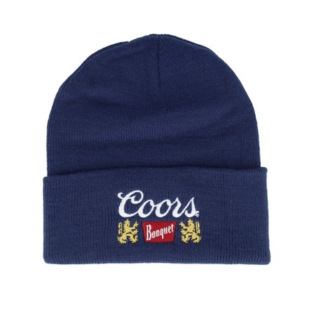 American Needle - Modrá cuff Beanie - Coors Knit Navy Cuff @ Hatstore