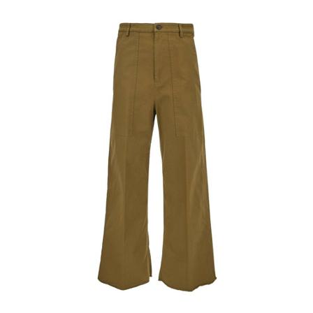 Semicouture Wide Byxor brun, Dam Byxor, Dam, Storlek: M