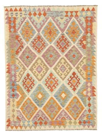 Hand Woven Kilim Afghan Old Style Rug 147X196
