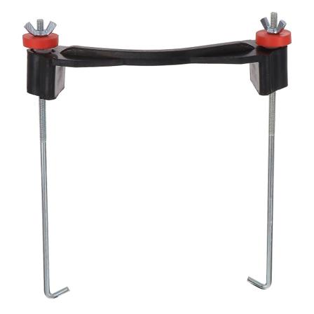 1 Set Batterifäste med J-kroksskruvar Gummibatterihållare Bildel 21.5X4X3CM 21.5X4X3CM