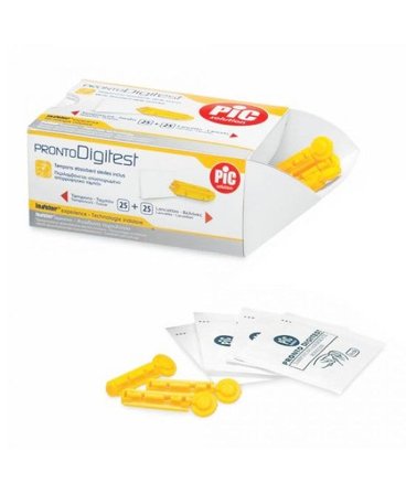 Pic Pronto Digitest Lancette + Tamponcini G33 25 Pezzi