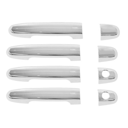 8 deler krom eksteriør dørhåndtak deksel trim klistremerke erstatning for Hilux Vigo 2005‐2014
