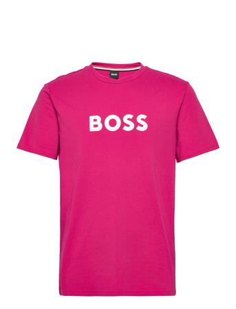 T-Shirt Rn Underwear Night & Loungewear Pyjama Tops Lyserød BOSS