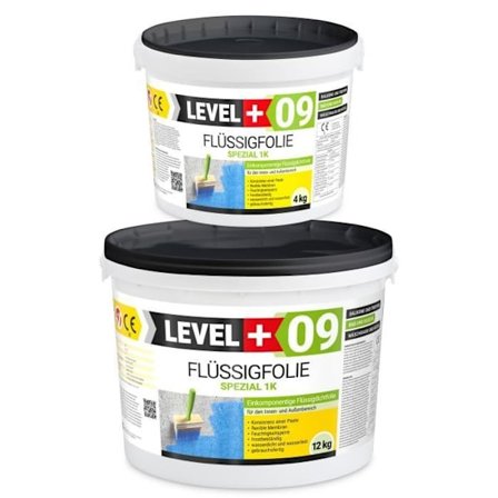 Tätningsmembran - LEVEL - RM09 - 1K - Vattentålig - För badrum och utomhus - 16KG