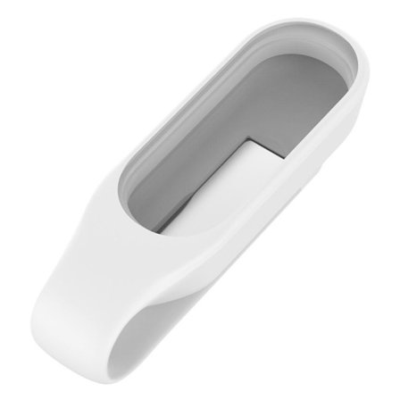 Xiaomi Mi Band 5 silikonspänne ram - Vit