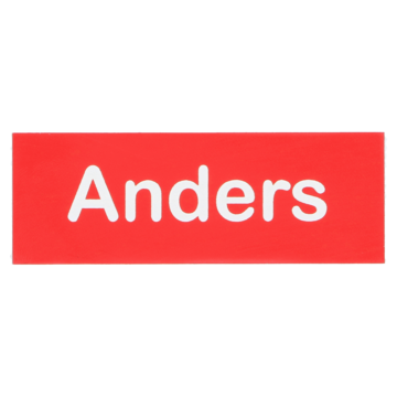 Navneskilt magnet - eget navn