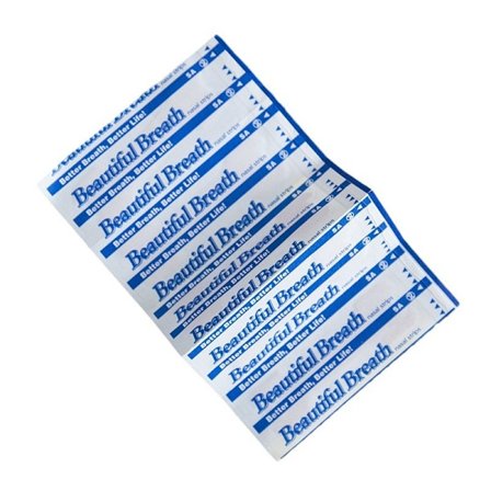 Næseplaster, anti-snorken, forbedret vejrtrækningsplaster, næseventilationspude, stop snorken [DB] 300 stk.