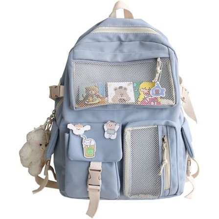 Nytt produkt, studentsekk, Mini Super-kapasitet Kawaii-sekk, søt skolesekk, vanntette skoleartikler,