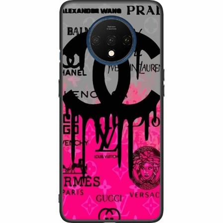 Oneplus 7t Svart Skal Cc Pink