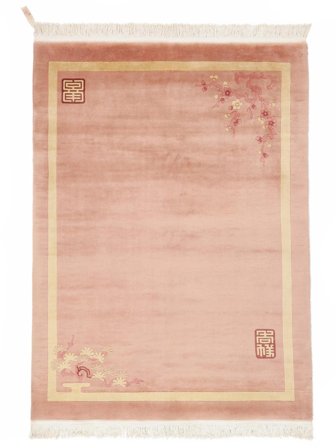 China 90 Line Rug Hand Knotted 170X230 Orange/Brown China