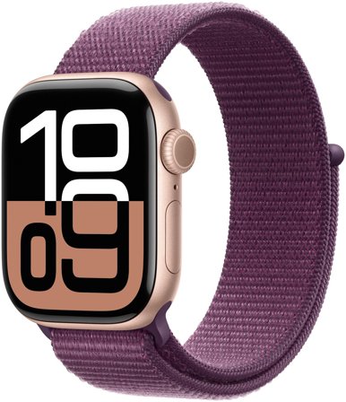 Apple Watch 10 42mm GPS+4G Alu Sport Loop Rose Gold/Plum