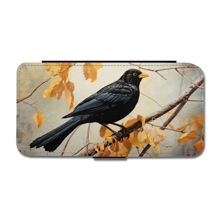 Koltrast Oljemålning Samsung Galaxy S24+ Flip Mobilfodral