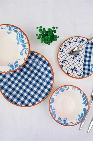 Hermia - Middagssæt (24 dele) Potika - Flerfarvet - Servicesæt - Fra Homeroom