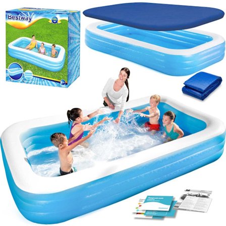 Familie oppustelig pool 305 x 183 x 56 cm 3in1 Bestway 54009