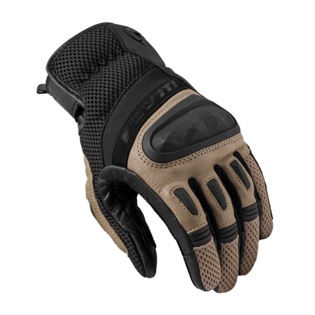 Rękawice Motocyklowe REV'IT! Dirt 4 Czarny/Piaskowy S