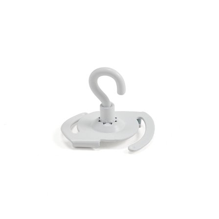 Hook to false ceiling, white