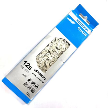 Shimano DEORE XT 12-delt kjede CN-M8100 terrengsykkel e-sykkelkjede 126 ledd ny