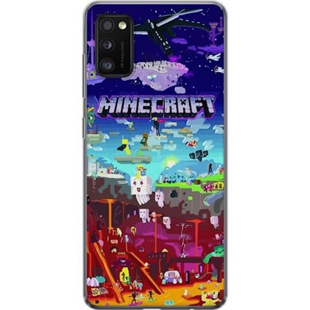 Kompatibelt Mobilskal till Samsung Samsung Galaxy A41 MineCraft