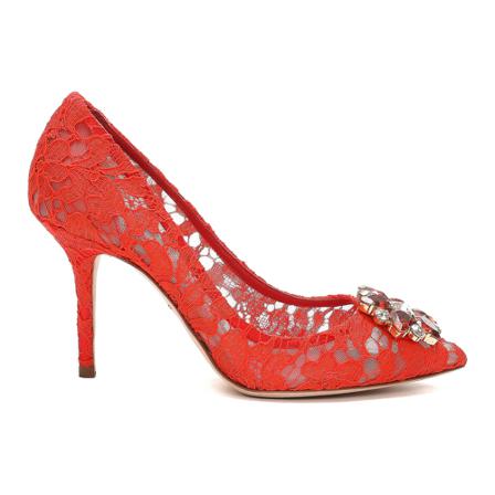 Dolce & Gabbana, Pumps Rood, Dames, Maat:36 1/2 EU