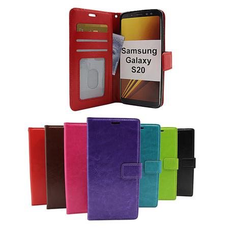 Crazy Horse Wallet Samsung Galaxy S20 (g980f) Lila