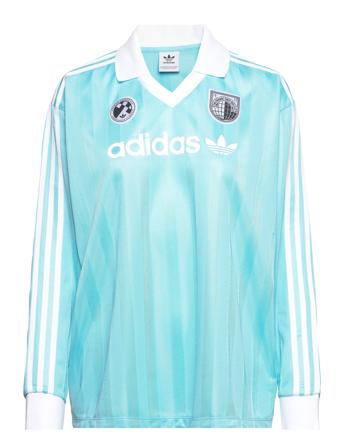 Soccer Ls T-shirts & Tops Football Shirts Blå Adidas Originals*Betinget Tilbud