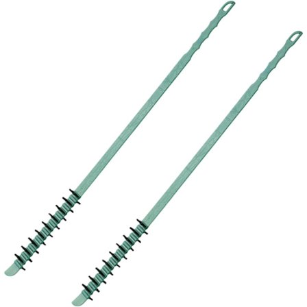 2 st torktumlare ludd borste, effektiv torktumlare remover med långt handtag, mjuk