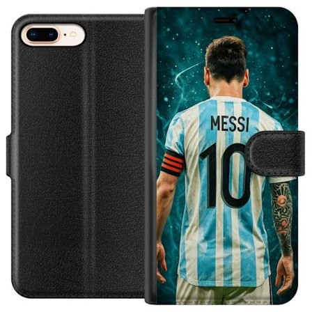 Kompatibelt Plånboksfodral till Apple Apple iPhone 8 Plus Messi