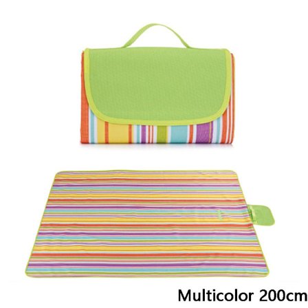 Utomhus picknick markmatta Campingfilt MULTICOLOR 200CM Multicolor 200cm