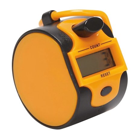 Oransje Svart Plast 5 Siffer Golf Digital Håndteller