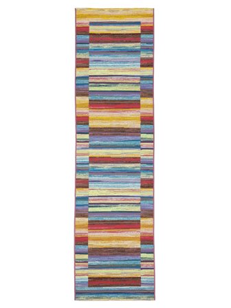 Lavável Tapete Para Interior/Exterior Ellinor Multicor Passadeira Pequeno Oeko-Tex