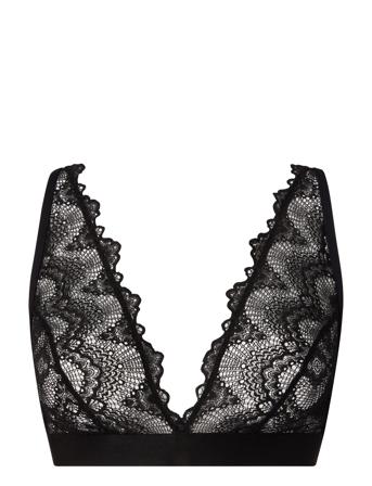 Saboteur Plunge Bralette Lingerie Bras & Tops Plunge Bras Black Understatement Underwear