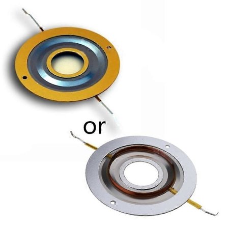 AUdio Membran til Titanium Film Diskant Svingspole til 2404H 2405H 075 Horn Driver 7.2Ohm Højttaler Reparationsdel Tilbehør