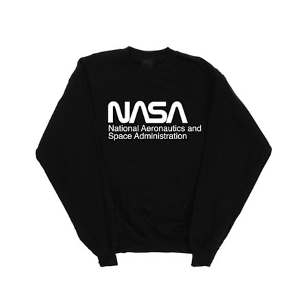 NASA Herr Logo One Tone Sweatshirt XL Svart
