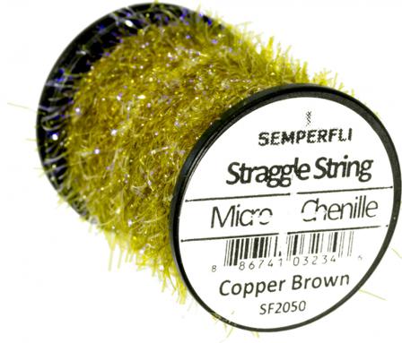 Semperfli Straggle String UV Micro Chenille - Copper Brown