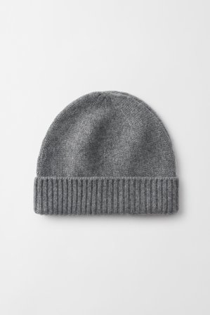 Soft Goat - Chunky beanie - One Size - Grey
