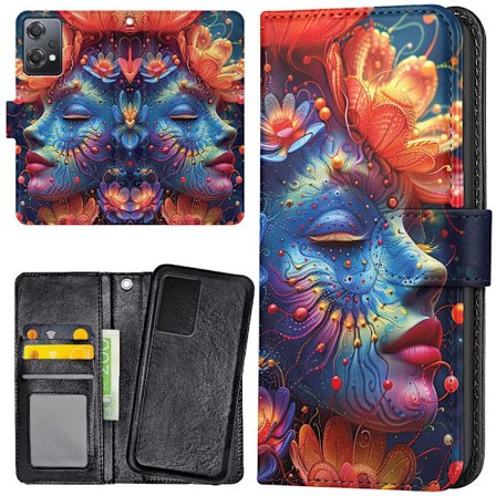 OnePlus Nord CE 2 Lite 5G - Lompakkokotelo/Kuoret Psychedelic