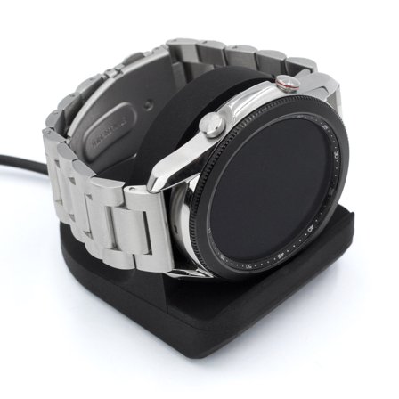 Samsung Galaxy Watch laddställ i silikon - Svart | Från Yedi