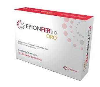Epionfer 800 Oro 20 Compresse Orosolubili