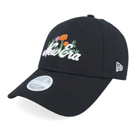 New Era - Black adjustable Czapka Z Daszkiem - Womens Beaded 9FORTY Black Adjustable @ Hatstore