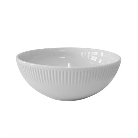 Modern House - Glass & porselen Contour Salladsskål 2L Hvit