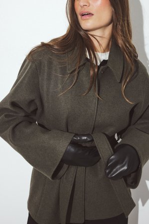 Premium Selection Moufles en cuir - Gants - Noir - One Size