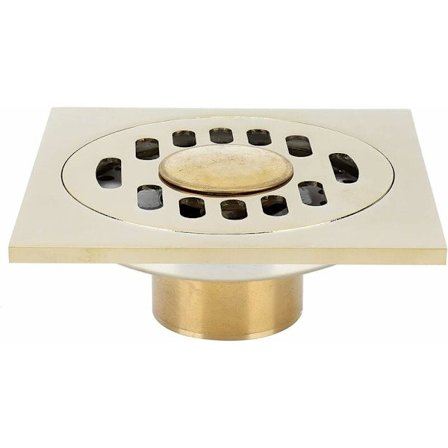 Luktfritt golvbrunnsfilter i koppar för hotellbadrum, kök, balkong