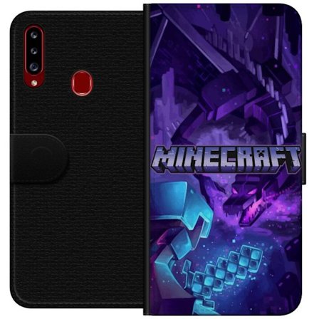 Kompatibelt Plånboksfodral till Samsung Samsung Galaxy A20s Minecraft