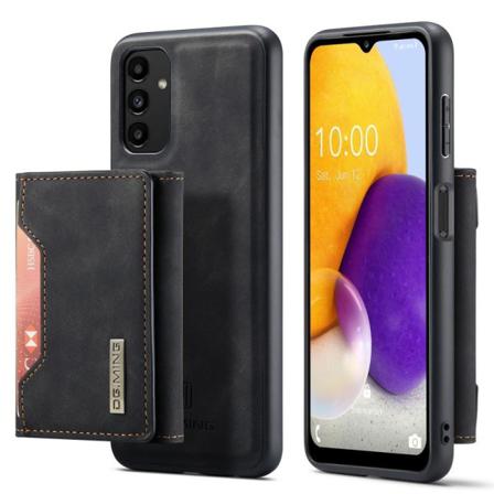 8-fack Samsung A13 4g Stöttåligt Skal Med Magnetisk Korthållare Svart
